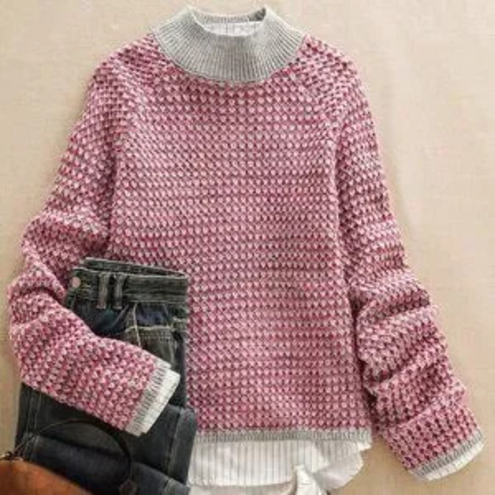 ZARA Grey Casual Women's Long Sleeve Cozy Pullover